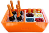 Dubler Party Cooler™ | Orange Burst by REVO COOLERS, LLC