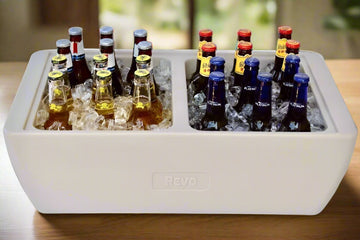 REVO insulated beverage tub for ice bucket, beer bucket, wine bucket and champagne bucket. It also fits half size food trays, hot or cold.