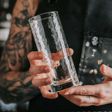 Hand-Blown Highballs | Set of 2 | Made in USA by Bull In China