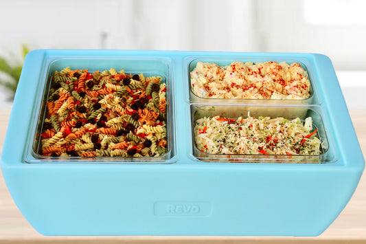 Dubler HEAT Flameless Chafer™ | Coastal Cay by REVO COOLERS, LLC