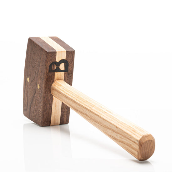Handmade Black Walnut Ice Mallet by Bull In China Originals