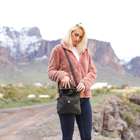 Foldover Crossbody Clutch - Lifetime Leather Co