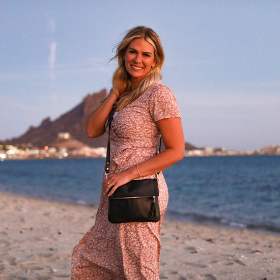 Foldover Crossbody Clutch - Lifetime Leather Co