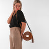 Circle Crossbody Bag by Lifetime Leather Co