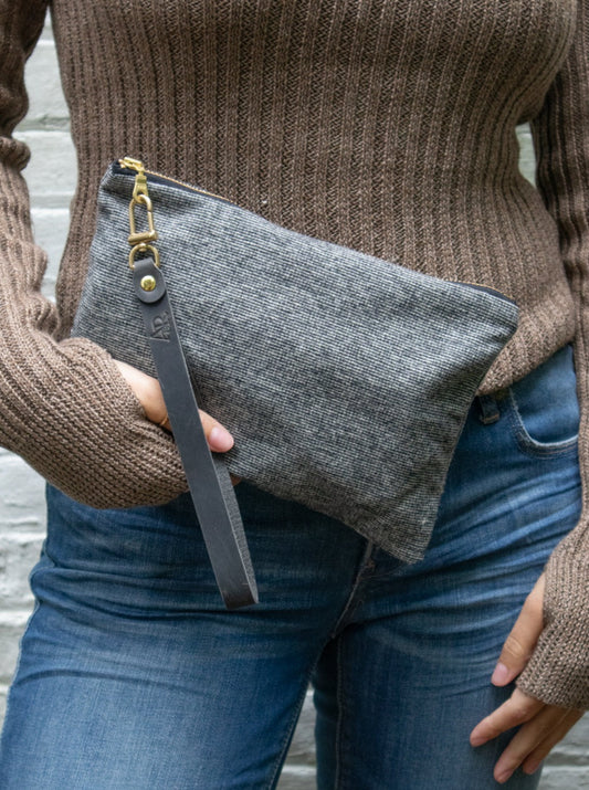 Felina Tweed Wristlet by Ash & Rose