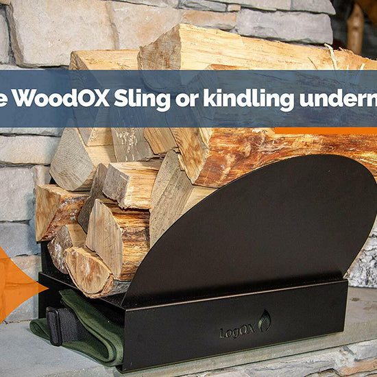 Hearth Bin Adjustable Firewood Rack.