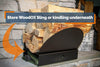 Hearth Bin Adjustable Firewood Rack.