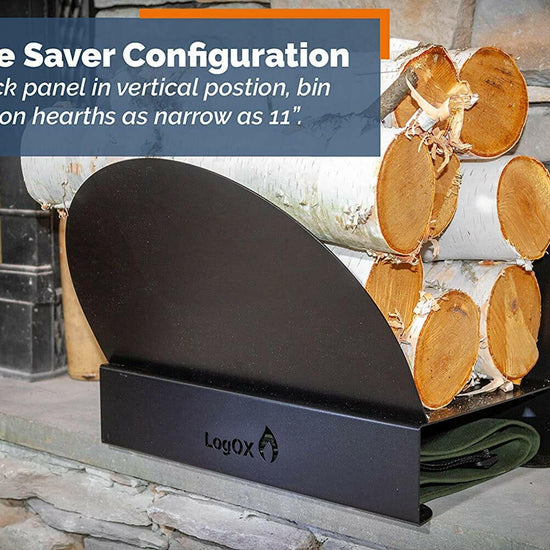 Hearth Bin Adjustable Firewood Rack.