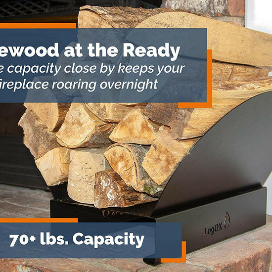 Hearth Bin Adjustable Firewood Rack.
