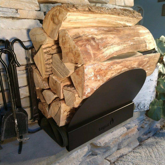 Hearth Bin Adjustable Firewood Rack.