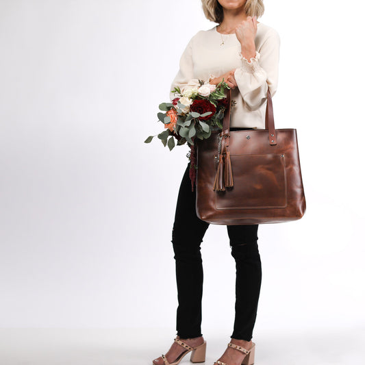 Deluxe Lifetime Tote by Lifetime Leather Co