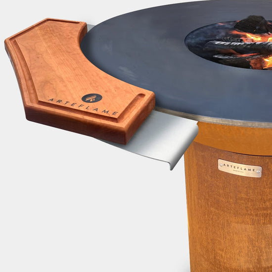 Custom Cherry Wood Cutting Block for 30" Arteflame Grills - Enhance Your Cooking