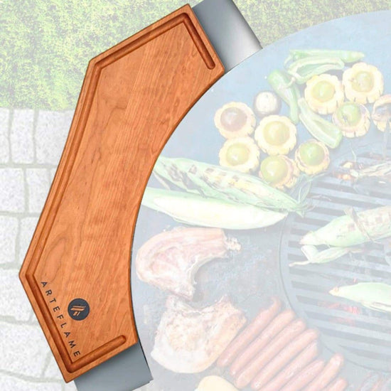 Custom Cherry Wood Cutting Block for 40" Arteflame Grills - Elegant and Durable