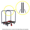 SNAP-LOC 1,200 lb General Purpose E-Track Panel Cart Dolly Black by SNAP-LOC CARGO CONTROL