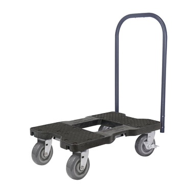 SNAP-LOC 1,800 lb Super-Duty E-Track Push Cart Dolly Black by SNAP-LOC CARGO CONTROL