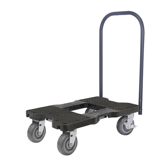 SNAP-LOC 1,800 lb Super-Duty E-Track Push Cart Dolly Black by SNAP-LOC CARGO CONTROL