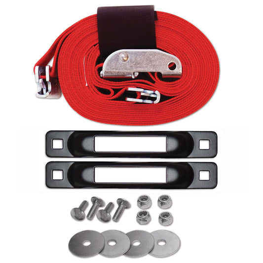 E-Track Single Truck Trailer Tie-Down Anchor Kit with 2 in x 16 ft Cam Strap 3,000 lb by SNAP-LOC CARGO CONTROL