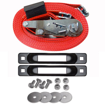 SNAP-LOC E-Track Single Truck Trailer Tie-Down Anchor Kit with 2 in x 16 ft Ratchet Strap 4,400 lb by SNAP-LOC CARGO CONTROL