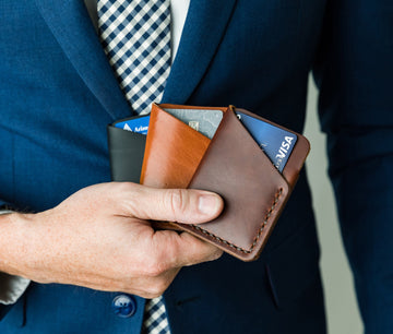 Tall Minimalist Wallet by Lifetime Leather Co