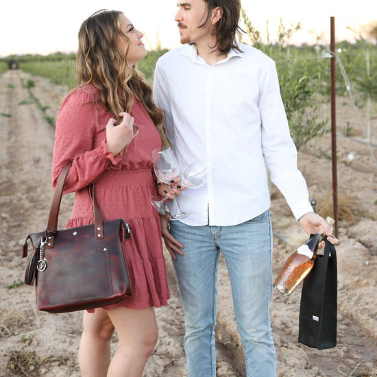 Wine Tote - Lifetime Leather Co
